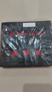 QBLADE Socket Set Hitam Kunci Socket Set Bagus 8375 8376 CR-MO