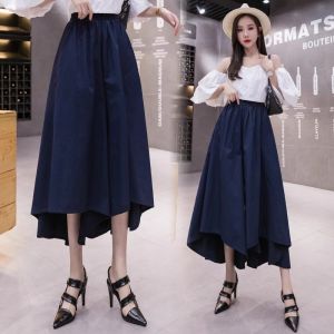 New Stylish French Design Asymmetrical Capri Pants