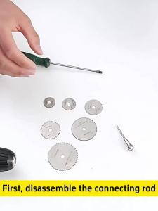 6-32Pcs Mini Circular Saw Blade Set Sanding Grinding Wheel Cutting Disc for Dremel Accessories Metal Cutting Rotary Tools