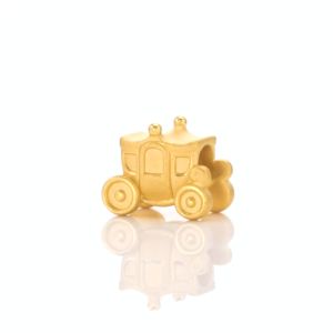 Chow Sang Sang 周生生 Charme Mini 999 Gold Princess Carriage Mini Charm 92315C (Bracelet Not Included)