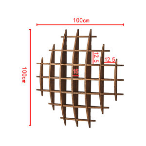 New Chinese Style Real Wood Multi-treasure Shelf Rounded Cabinet Storage and Display Rack for Tea Set and Other Household Items