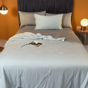 (SG Stock) Ice Silk Blanket Cooling Feeling Summer Quilt Air Condition Comforter