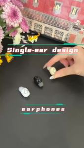 Olaf | Single Ear Bluetooth Headphones Wireless Bluetooth6.1 In Ear Earphones With Mic For iPhone 15-17 Xiaomi Huawei Samsung Cellphone