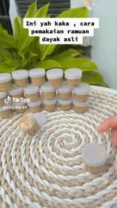 Jamu Ramuan Bujang Dayak Kalimantan Warna Cokelat - COD