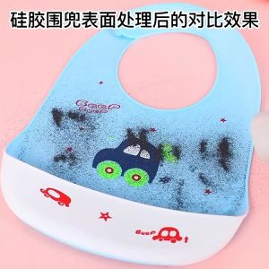 [Little B House] Silicone Baby Bib With Pocket Toddler Baby Bibs Waterproof Feeding Bib 宝宝围兜 Bib Makan Baby - BB04