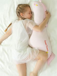 Áo Khoác Cotton Nguyên Chất Cho Trẻ Em Đệm an Thần Đệm Ngủ Đệm Đệm Giữa Đùi Đệm Phụ Trợ Cho Phụ Nữ Mang Thai Đệm Đầu Giường Đệm Dài Hình Dạng