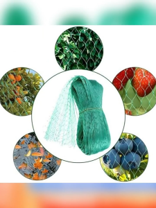 Green plastic net - Orchard plant protection - Bird protection net - Suitable for fruit trees and other plants - Can effectively prevent bird invasion - Garden can be used as a crop fence - Plant protection net