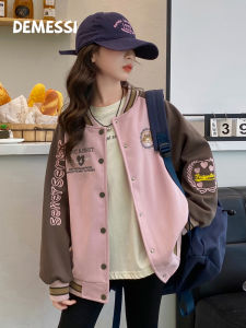 New Girls Sporty Casual Baseball Jacket 2026 Autumn Spring