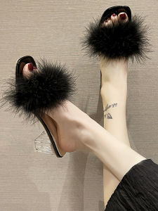 รองเท้าแตะส้นสูงแบบสวมหัวสำหรับผู้หญิง ทรงหัวมน ทรงหัวมน รองเท้าแตะส้นแบน พื้นยาง รองเท้าแตะส้นแบน รองเท้าแตะส้นแบน