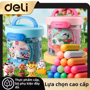 deli | Bột Nặn Màu Không Độc 24 Màu