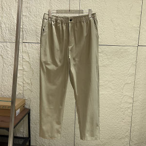 Quần Dài Nam Ống Đứng Mỏng Thoáng Khí Co Giãn Cạp Chun Thiết Kế 3D Quần Dài Thường Ngày Mùa Thu Quần Dài Thoải Mái