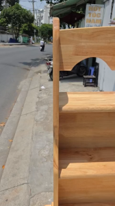 BỘ BÀN HỌC LIỀN KỆ CHẤT LIỆU GỔ CAO SU.