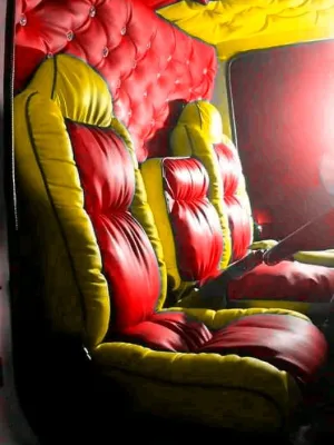 Sarung Jok Bungkus Jok Lapis Jok Cover Jok Isuzu Elf NKR macan Model Full Sofa Gratis Cover Stir