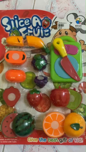 ชุดของเล่นครัว ชุดผลไม้เด็ก ชุดผลไม้แฟนซี ชุดทำอาหารเด็ก ชุดทำอาหารเช้า สำหรับลูกๆ เด็กๆ