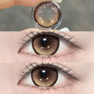 DUOXIU | DUOXIU 2PCS Myopia Color Contact Lenses Korean Style Prescription Eye Makeup Accessories for Beauty Pupils Full Colored Fast New