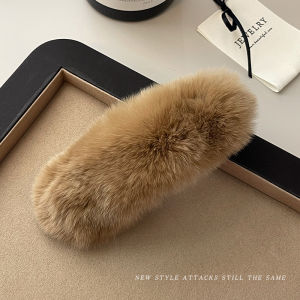 Large Size Plush Hair Claw Womens Stylish Hair Accessories Duckbill Hair Clip Fashionable Hair Grips for Various Occasions