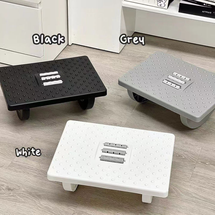 Office & Home Rocking Foot Rest Stand for Under Desk at Work, Comfortable Foot Stool Ergonomic