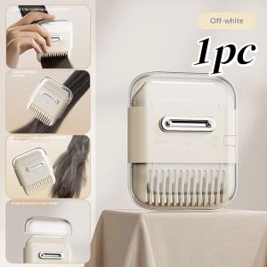 Bộ Lược Cắt Tóc Di Động 5 Trong 1 - Dụng Cụ Tỉa Tóc Cắt Mái Cạo Râu Làm Mỏng Tóc Thủ Công Hai Đầu Dành Cho Làm Đẹp Và Cắt Tóc