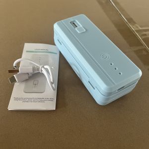 Portable Sealing Machine Rechargeable Bag Sealer Cutter for Resealing Chip Snacks Kitchen Food Camping Heat Seal Storage Packing