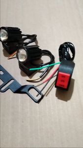 Paket Hemat Breket dudukan lampu tembak Laser Untuk Nmax Aerox + 2 Lampu Laser d2 paket saklar plat besi tebal nmax new nmax old aerox old aerox new