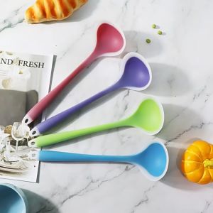 Centong Sup Silikon/Sendok Soup Silicone Cantik Serbaguna Tahan Panas