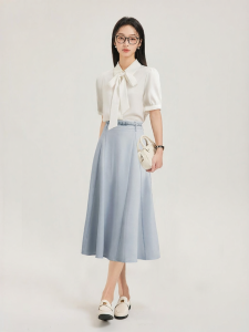 MOVK | Bộ Đầm Maxi Bodycon A-Line Mỏng Màu Xanh