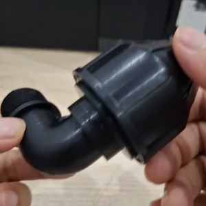 CÚT REN NGOÀI HDPE LESSO 90° PN16 – 20x1/2" & 25x3/4" | CHÍNH HÃNG – CHỊU ÁP CAO