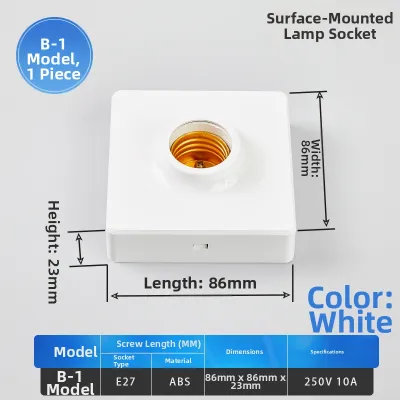 Heat Resistant Ceramic E27 Water Resistant Socket