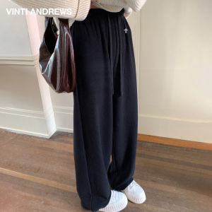 High Waist Soft Autumn/Winter Pants Slim Fit