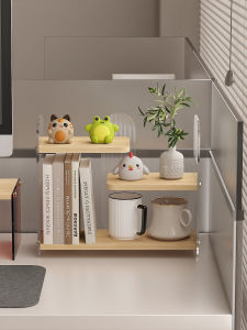 ชั้นวางของสำนักงาน ชั้นวางของหน้าต่างรั้ว ชั้นวางของสำนักงาน เรียบหรู ทันสมัย ไม่ต้องประกอบ ป้องกันการลื่นไหล