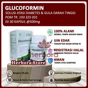 Glucoformin Asli Original Obat Diabetes Obat Kencing Manis Gula Darah Tinggi Rekomendasi Dokter