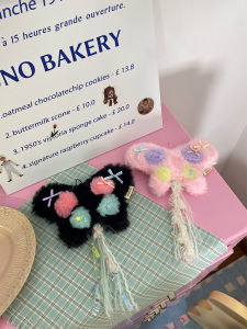 Gulu Ballet Style Butterfly Cat Toy Feather Bell Chew Resistant Steel Wire Replacement Interactive Cat Teaser Stick Pet Supplies