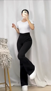 CUTBRAY Flare Pants - Highwaist Flare Pants - Celana Kulot Semi Cutbray Wanita
