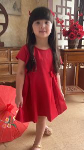 Lunara Dress Anak Lebaran Perempuan 2024 - Gaun Anak Cewek 1-12 Tahun