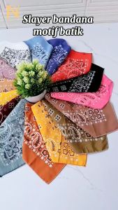 Slayer Bandana Motif Batik 30pcs