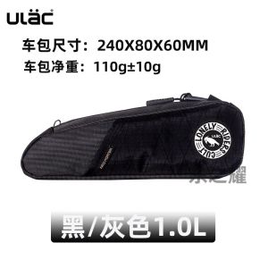 ULAC Bicycle Frame Bag Road Bike Triangle Front Beam Bag Mountain Bike Top Tube Bag Cycling Equipment Bike Bags Sports Entertainment