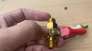 Đồng hồ báo áp dùng cho đầu rửa xe tự động ren vặn 13mm đồng hồ dài cho đầu phun áp lực - Phụ tùng đầu rửa xe tự động