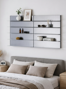 Wall Mounted Stainless Steel Shelving Unit