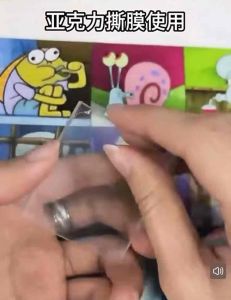 【SG STOCK】DIY Handmade Refrigerator Magnet Transparent Ins Square with Magnetic Piece Customizable Acrylic DIY Kit High