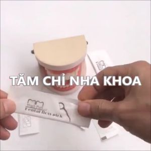 Combo 3 túi tăm chỉ nha khoa gói riêng từng cái vệ sinh khe kẽ răng lịch sự nhỏ gọn dễ mang theo người-Tiện Ích Vượt Trội