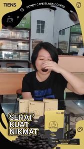 Kopi kuat untuk lelaki cordy caffe tiens black coffee kopi untuk kesihatan pilihan paling sihat kopi kuat tahan lama dengan cordyceps supplement