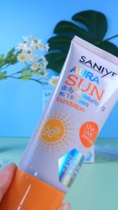 SANIYE Wajah Sunscreen SPF 90 Waterproof Sunblock Foundation Pelembab 65ML R1190