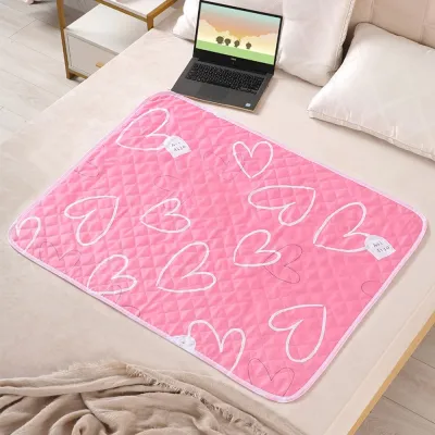 Waterproof Washable Mattress Urine Mat for Baby Toddlers Cute Cartoon Bed Protector Diaper Bedding Urine Pads Cloth Breathable