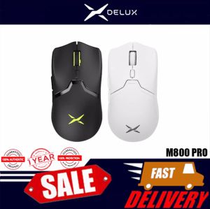Delux M800 PRO PAW 3370 RGB Wireless Bluetooth Gaming Mouse