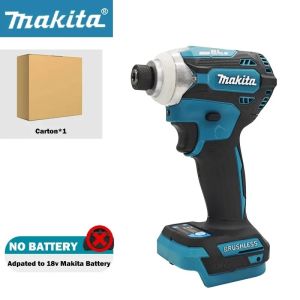 Makita | Makita DTD171 18V Cordless Impact Driver Brushless 180Nm Rechargeable Drill Screwdriver with Twin LED and Belt Clip