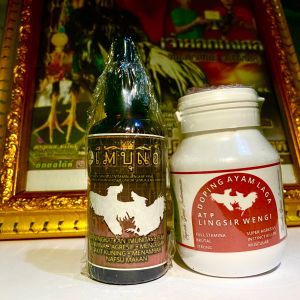 Paket Pro 14 Doping ATP-Lingsir Wengi Kapsul + Imuno Suplemen & Multivitamin Untuk Ayam Aduan Agar Memiliki Stamina Super Power