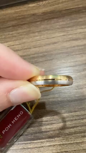 Poh Heng Jewellery 22K Adore Band in Yellow White Gold [Price By Weight]