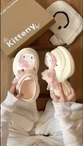 Dép Sục Cross Dính Charm Hello Kitty Siêu Xinh Phong Cách Nhẹ Nhàng Cute Hàn Quốc