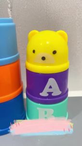 MAINAN ANAK SUSUN GELAS WARNA WARNI / STACKING CUP TOYS / MAINAN EDUKASI ANAK