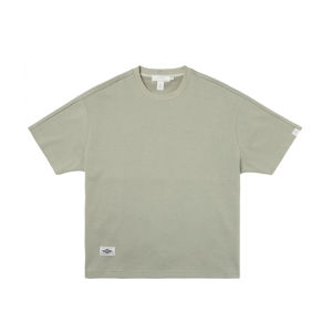 เสื้อยืดคอกลมแขนสั้นลายตัวอักษรสีพื้นสไตล์อเมริกัน Panmax สำหรับผู้ชาย ทรงหลวม ระบายอากาศได้ดี ใส่สบาย สำหรับฤดูร้อน